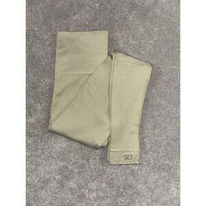 set active sculptflex‎ leggings ribbed seamless Light Green XS